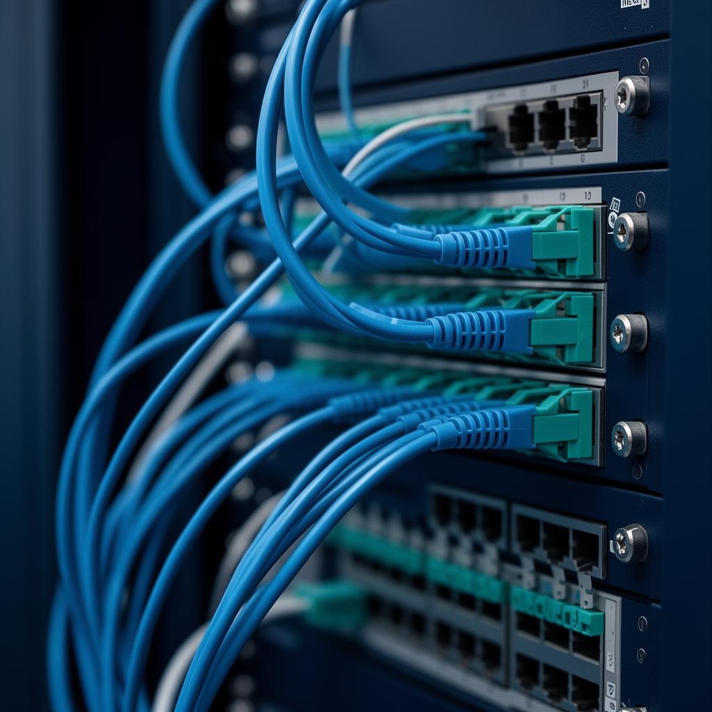 Patch panel di rete in un data center