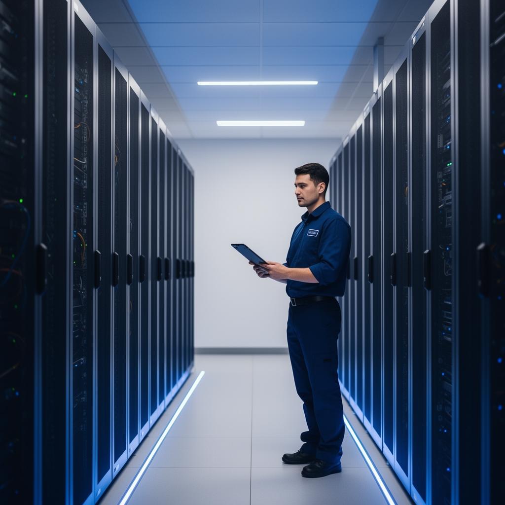 Tecnico IT in sala server